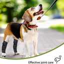 Dog Leg Braces for Rear Leg, Adjustable Dog Leg Sleeve Added Mobility Safety for Active Aging Dogs, Knee Support Straps for Outdoor Adventures Daliy Use Enhanced Stability (S)
