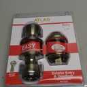 Atlas Home Security Exterior Entry Deadbolt Keyed Alike 8955 Pick Resistant, Bronze