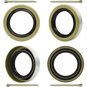 RV MURTS 4 Double Lip Grease Seals ID 1.719" x OD 2.565" for 3500lb #84 Trailer Axle Replacement, 171255TB, 010-019-00 Dexter, 473336, Spindles Hub Wheel, Electric Brake Assemblies for Boat Trailers.