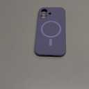 Miracase Magnetic for iPhone 17 Case, Compatible with MagSafe, Integrated Silicone Camera Control Cover, 3.0mm Thicken Shockproof Drop Protection Phone Case for 17,Lavender Gray