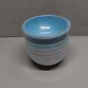 Homestockplus Unbreakable Cereal Bowls 25 OZ Microwave and Dishwasher Safe BPA-Free Eco-Friendly Wheat Straw Bowl Assorted Color Dessert Bowls for Serving Soup, Oatmeal, Pasta and Salad [Set of 6] (Gradient Blue)