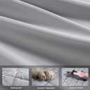 Pecute Back Seat Extender for Dogs 57 * 28.7 in, Upgraded Sofa Leather Dog Car Seat Cover for Back Seat, Foldable in the Car, Hard PVC Panels Bottom Support to 330 lbs, for Full Size Truck/SUV