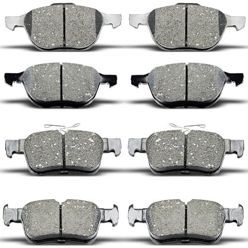 evkingauto D1044 D1665 8pcs Front Rear Ceramic Brake Pads Fit For 2017 2018 2019 For Ford Escape -  Only 4 pcs