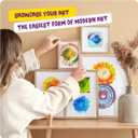 Dan&Darci Paint Spin Art Machine Kit for Kids - Gifts for Girls - Arts & Crafts for Boys, Girls - Art Craft Set for 6-9 Year Old Boy - Painting Spinner Toys - Birthday Gift Ideas for Ages 6-12