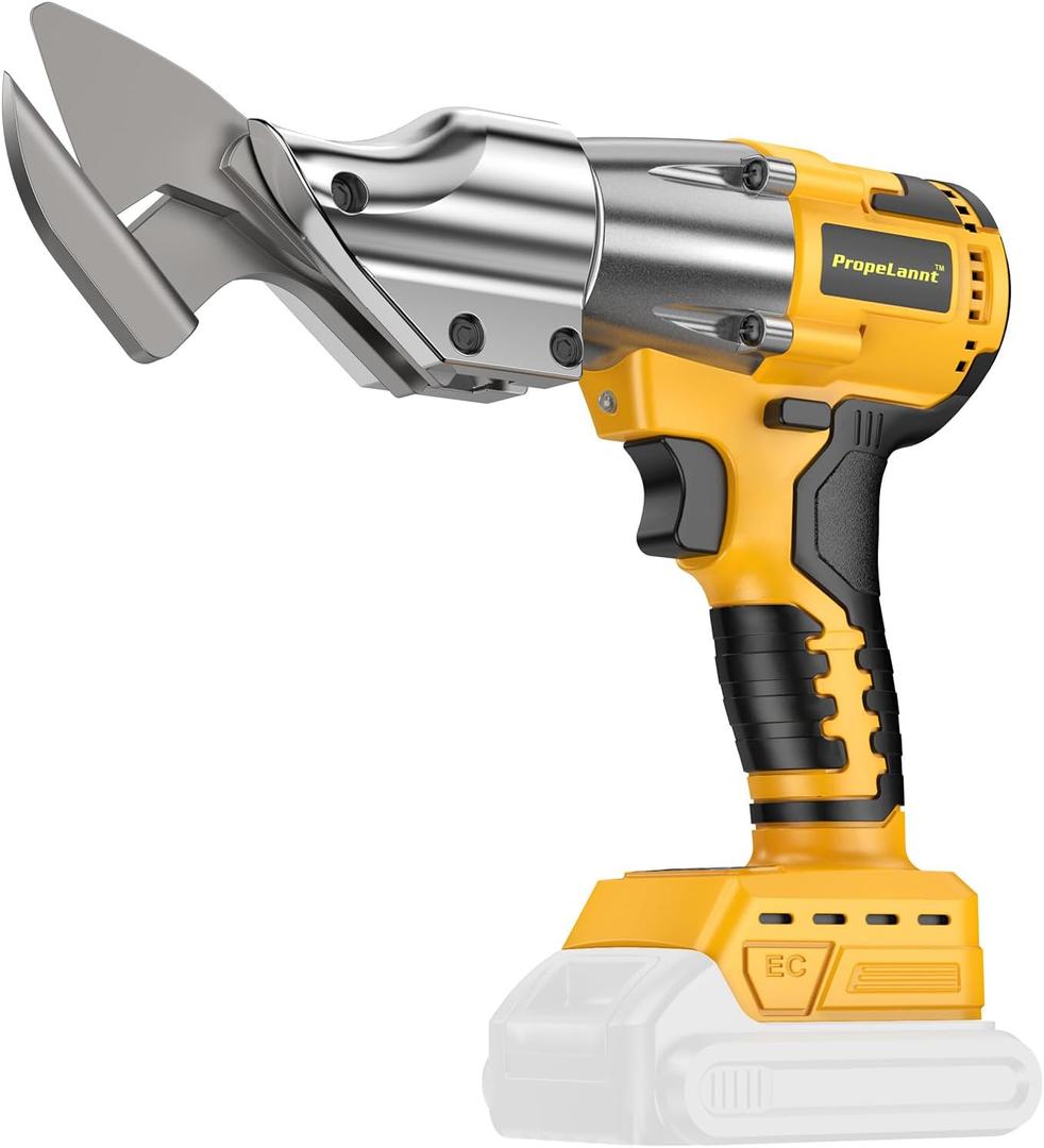 Cordless Metal Shears for Dewalt 20V Max - 14GA Steel Metal Cutter, 360° Pivoting Head, 400Nm Torque Cutting Stainless Sheet, Iron, Carpet, Leather, Cardboard(NO Battery)