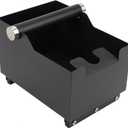 Espresso Knock Box, Stainless Steel Coffee Bag Container, With Steel Bracket And Noise Reducing Rubber Ring (Rectangle L-No base)