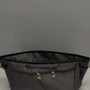 GIVLEFLY Large Tote Bag Organizer Insert, Purse Organizer with Zippered and Multiple Pockets and Cup Holder, Lightweight Handbag Divider with Handle Gray