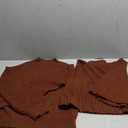 COCCKO Women's Two Piece Outfits Turtleneck Long Sleeve Ribbed Knit Tops Pleated Mini Skirt 2026 Casual Sweater Sets Small