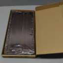 Bathroom Vanity Tray 11.8x5.9in of Acacia Wood - Elegant Organizer for Cosmetics, Jewelry, Perfume, Candle, Key - Premium Wood Tray for Bathroom, Kitchen, Countertop, Toilet Tank, Sink (Dark Brown)