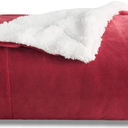 Bedsure GentleSoft Sherpa Fleece Throw Blanket for Couch, Non-Heated, Thick and Warm Throw for Girls and Women, Soft Fuzzy Plush Kids Blanket for Winter, Lilac, 50x60 Inches