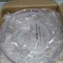 Amazon Basics Clear Lazy Susan Turntable Organizer for Organization, 12-Inch, 2-Pack