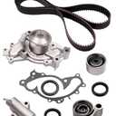 Scitoo Timing Belt Water Pump Kit Fits 2001-2010 Toyota camry Solara Highlander Sienna Lexus RX330 RX400h ES330 Engine 3.0L 3.3L 1MZFE 3MZFE
