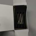 Oeusnae 4 PCS Flat Hair Clips for Women Girls, French Concord Lay Down Claw Clips for Thick Thin Hair, Comfortable Curved Large Flat Clips, Matte Non-slip Strong Hold Hair Accessories, Brown