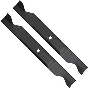 Cluparis 561739B 2-Blade Set for 46" Deck, Lawn Mower Medium-Lift Blade Replace for Cut Craftsman, Husqvarna, Poulan 405380, 532-405380, PP21011, AYP 561739 403107, Black