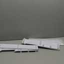 Foldable Drying Rack Clothing, 3-Tier Portable Clothes Drying Racks for Indoor & Outdoor, Anti-Rust Compact Laundry Rack Collapsible, White 28" D x 10" W x 35" H