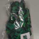 Rectangle Table Cloth Cover Waterproof Elastic Fitted Polyester Fitted Tablecloths for 6 Foot Tables for Indoor,Picnic, Camping, Outdoors72" x 30"Palm Leaf