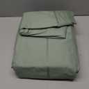 LuxClub 4 PC King Sheet Set, Breathable Luxury Bed Sheets, Deep Pockets 18" Wrinkle Free Cooling Bed Sheets Machine Washable Hotel Bedding Silky Soft - Tree Moss Green King