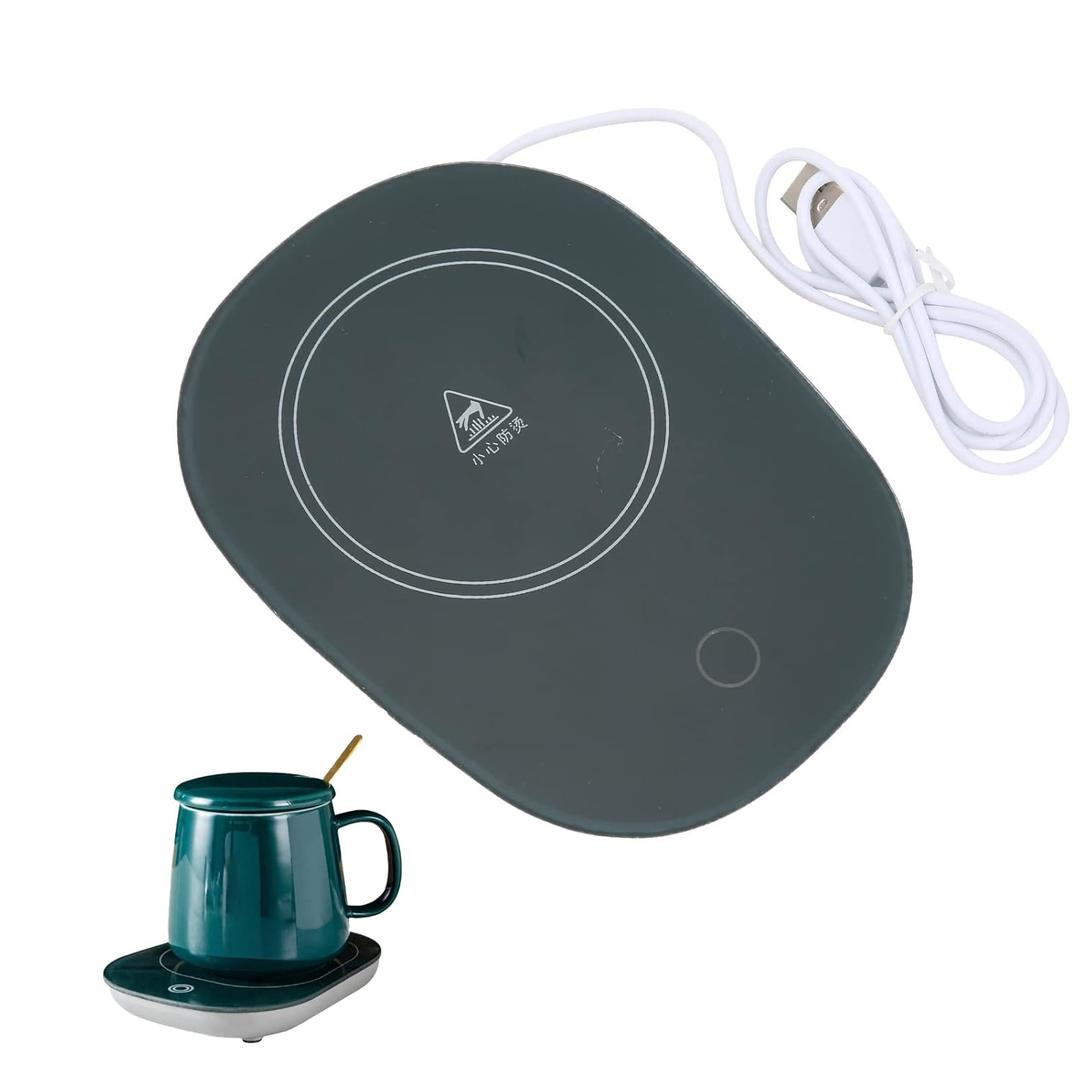 Thermostatic Coaster USB Cup Heating Pad Small Fashion Design Warming Tool Can Be Carried for Coffee Milk Tea Office