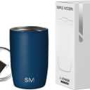 Simple Modern Travel Coffee Mug Tumbler with Flip Lid | Reusable Insulated Stainless Steel Cold Brew Iced Coffee Cup Thermos | Gifts for Women Men Him Her | Voyager Collection | 12oz | Slumberland