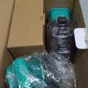 Geedel Rotary Cheese Grater with 3 Interchangeable Blades, Kitchen Mandoline Vegetable Slicer for Fruit, Nuts , Easy to Clean (Dark Green)