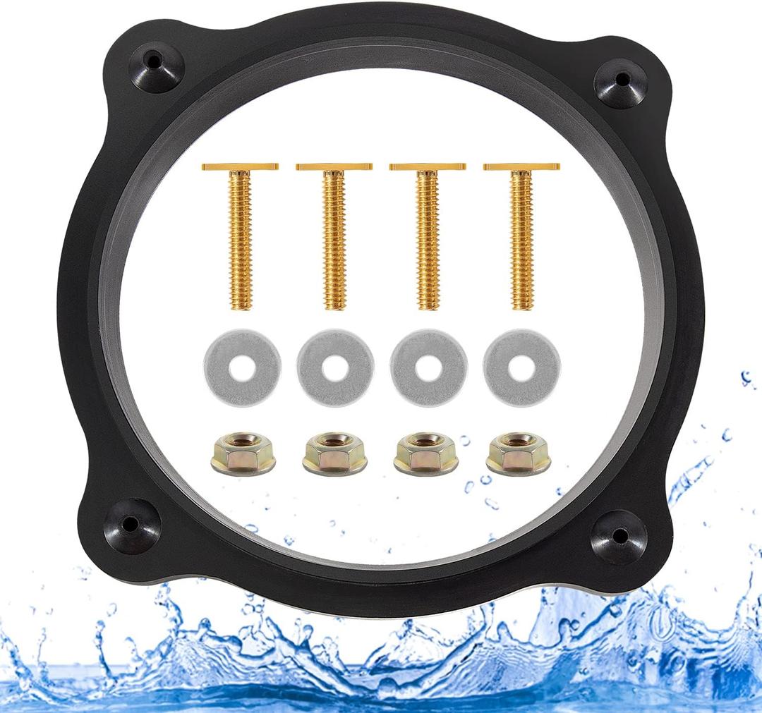 Replace for Dometic SE341549 385310063 Floor Flange Seal, RV Floor Flange Seal & Mounting Kit, for Motorhome & Trailer, Fit for Dometic/Sealand Toilets 506+ 510+ 511H 706 806 2010 2011