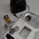 Electric Meat Grinder, Sausage Stuffer Maker Food Grinder with Blade & 3 Plates, Sausage Stuffer Tubes & Kubbe Kit, Heavy Duty Meat Mincer Machine for Home Kitchen Use (Black)