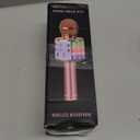 BlueFire 4 in 1 Karaoke Wireless Microphone with LED Lights, Portable Microphone for Kids, Great Gifts Toys for Kids, Girls, Boys and Adults (Pink)