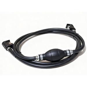 3/8" 10mm Fuel Hose Line with Primer Bulb for Yamaha Outboards | 6.5FT fuel line assembly, Includes connectors, Fits boats, RVs, tractors and gasoline engines