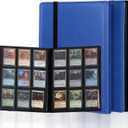 Trading Card Binder 9 Pocket, PU Cover Collection Binder for 360 Double Sided Pocket, Premium Elastic Band, Sturdy Holder Folders, Album for MTG, TCG, Game & Sports Cards