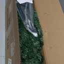 ININ 7FT Slim Pencil Christmas Tree,Artificial Tall Skinny Xmas Tree with 448 Branch Tips,Perfect for Home/Office/Party Decoration, Metal Hinges & Foldable Base.(Unlit)