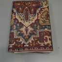 BETGINY Boho Pillow Covers 18 x 18 Inch Pack of 2, Burgundy Red Bohemian Rug Carpet Pattern Decorative Throw Pillow Cases Outdoor Linen Farmhouse Cushion Cover for Bedroom Home Sofa Decor