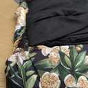 WONGS BEDDING Black Comforter Set Queen, 7 Pieces Bed in a Bag Botanical Floral Comforter Bedding Set, Soft Microfiber Comforter with Flat Sheet, Fitted Sheet, Pillow Shams, Pillowcases