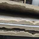 KASARO 3D Faux Stone Wall Panels, 4 PCS PU Wainscoting Panel for Interior Wall Decor, Cement Texture Thicker Accent for Home, Office, 43.3 23.6 inch, Golden Hemp