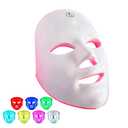 IOBTY Red Light Therapy Mask for Face, Blue & Red LED Light Therapy Face Masks Skincare at Home, USB Rechargeable (Maize Yellow)