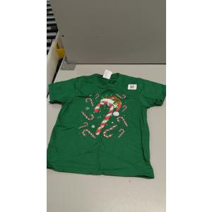 Christmas Candy Cane Santa Xmas Kids Toddler Youth Women Men T-Shirt.XS