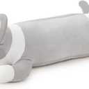 Plush Long Corgi Toy Cute Soft Stuffed Animal Corgi Doll Kids Plush Toy Pillow Gift for Kids and Girls(Gray, 60cm/23.6in)