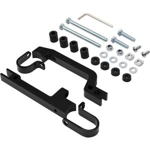 MULAN 34450 Handguard Snowmobile Mount Kit Compatible with Sentinel and Fuzion Hand Guards Only - Black