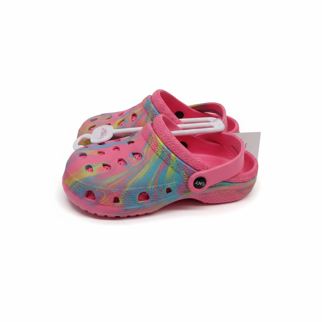 Kids Multi-Color Combo Clog Size 3