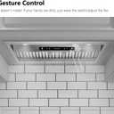 IKTCH 30 inch Built-in/Insert Range Hood 900 CFM, Ducted/Ductless Convertible Duct, Stainless Steel Kitchen Vent Hood with 2 Pcs Adjustable Lights and 2 Pcs Baffle Filters with Handlebar