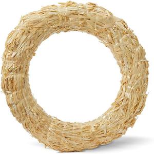 FloraCraft Straw Wreath Form 12 Inch Natural