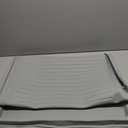 ISSEVE Cat Litter Mat 54" x 27.5" XXL, Extra Large Silicone Mat for Litter Box, 1.38" Raised Edge Urine Proof Litter Trapping Mat Pad for Scatter Control, Soft on Kitty Paws, Protect Floor (Grey)