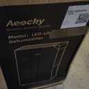 AEOCKY 74 Pint/D Energy Star Version 6.0 Dehumidifier, 4500 Sq.Ft Smart Compressor Dehumidifier with Drain Hose, Intelligent Humidistat,for Basement,Bedroom,Home,Bathroom