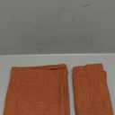 Foindtower Set of 2 Decorative Linen Check Throw Pillow Covers Neutral Farmhouse Vintage Cushion Covers Modern Boho Home Decor for Sofa Chair Couch Bedroom Living Room,1818 Inch,Orange (Autumnal)