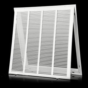 24x24 Return Air Grille [Duct Opening Size] Return Vent Cover for Wall or Ceiling,Steel Return Air Grill Removable Face/Door for 1 inch Filters(24"W x 24"H [Duct Opening])