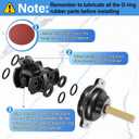 GP77886 Mixer Cap and GP800820 Pressure Balancing Unit Assembly, Compatible with Kohler K-GP77886, Shower Cartridge Replacement for K-304 and K-11748 1/2" Pressure Balancing Valve
