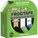FrogTape Multi-Surface Painters Tape with PAINTBLOCK, 2 Inch Wide (1.88 In. x 60 Yds), Medium Adhesion, Green, 1 Roll
