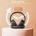 SKYCOMET Wireless Headphones for TV, TV Headphones Wireless for Seniors with Transmitter Charging Base, Perfect Audio Sync, Ideal Gift for The Mom, Seniors, Parents