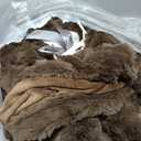 L'AGRATY Faux Rabbit Fur Blanket: 90" x 90" Queen Luxury Soft Fluffy Thick Fur Throw Blanket for Couch Bed Sofa - Cozy Plush Bubble Blankets for Winter: Flannel Fleece Decorative Blanket(Cocoa Brown)