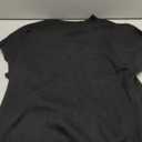 Arach&Cloz Women's Ruched Summer Tops Mock Neck Cap Sleeve Slim Fit Blouses 2026 XL