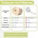 Baby Proofing Wall Corner Protector,Edge Guard Corner Protector,6.56ft Thinken Soft Corner Protectors Pre-Taped Soft Rubber Foam Edge Cushion for Furniture (Brown, 6.56Ft x 5.9" W x 0.47" Th)